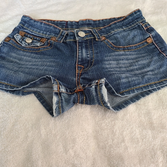 True Religion Jean Short Shorts Size 29 - Picture 5 of 8